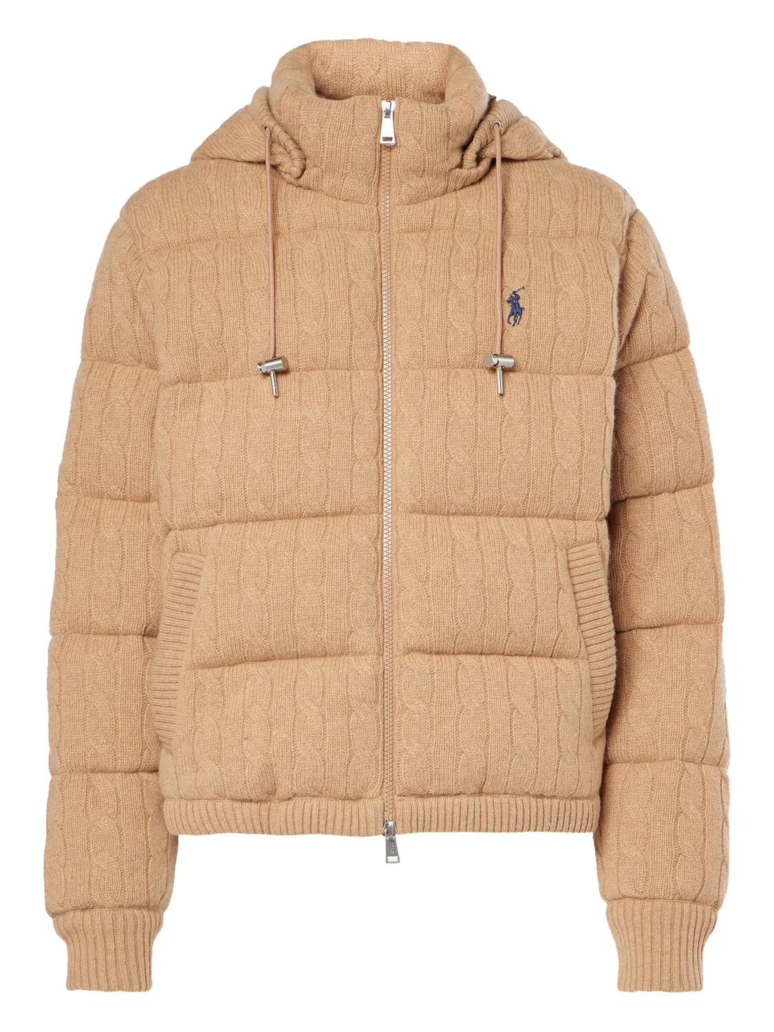 Жакет с косичкой и стеганым дизайном Polo Ralph Lauren, нейтральные