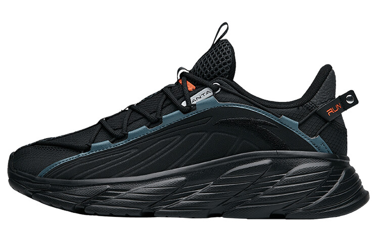 

Коллекция Running Кроссовки мужские Low-top Черный/серый Оттенок зеленого Anta