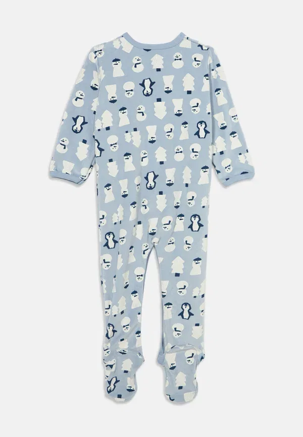 Комплект пижамы с принтом, модель 2 pack, Petit Bateau, синий — фото 2
