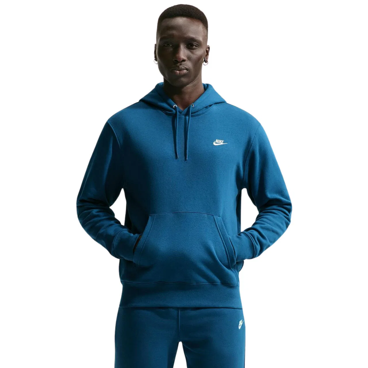 Мужской свитшот с капюшоном Club BB Nike, Blau