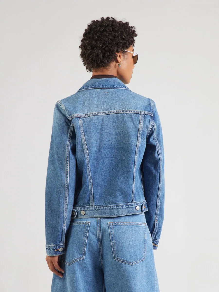 Куртка LEVI'S Between-Season Jacket 'Trucker Jacket' из синего денима — фото 4