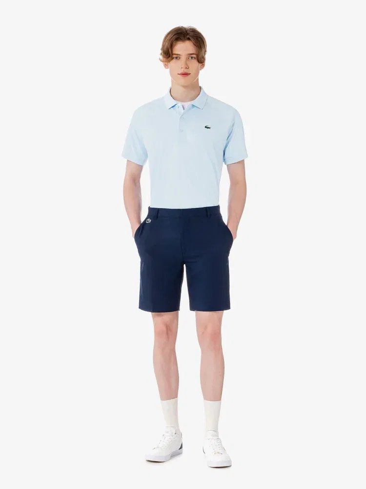 Чиносы, модель Basic Bermuda LACOSTE, Navy — фото 4