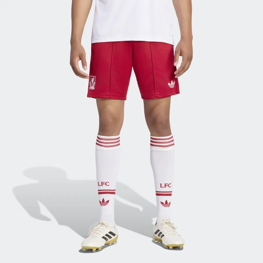 Спортивные брюки ADIDAS PERFORMANCE Regular Workout Pants 'FC Liverpool 26/27' красного цвета — фото 2