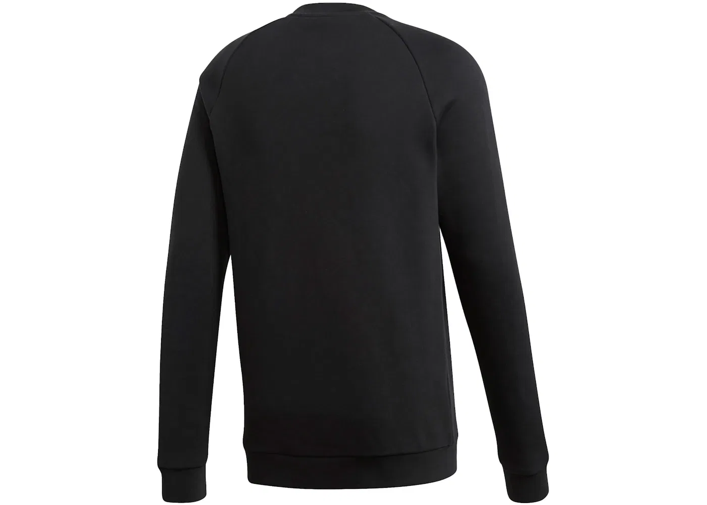 Мужской свитшот с длинным рукавом Adidas Trifoil Warm-Up Crew Sweatshirt, Black/White — фото 2