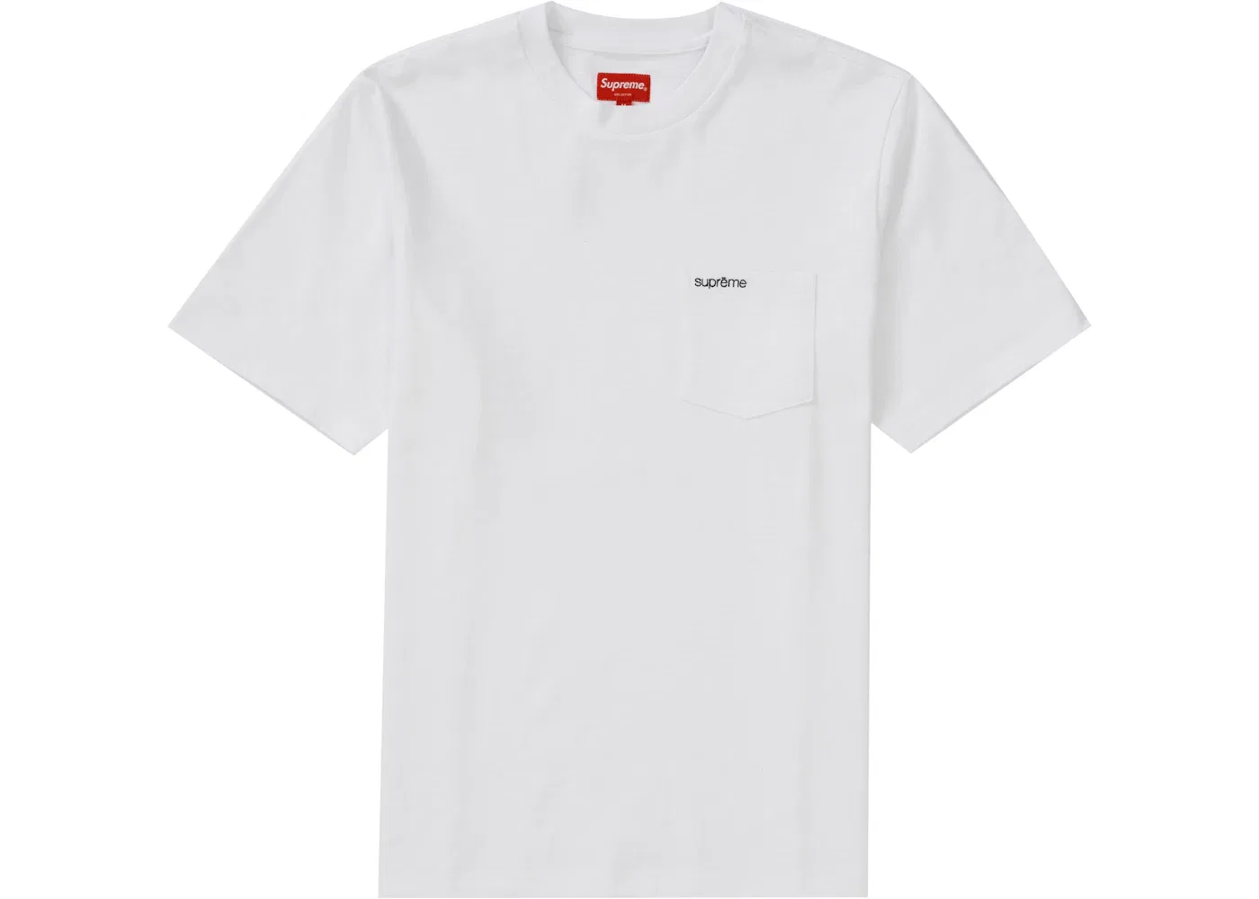 Мужская футболка с коротким рукавом с принтом Supreme Tee (SS21), White