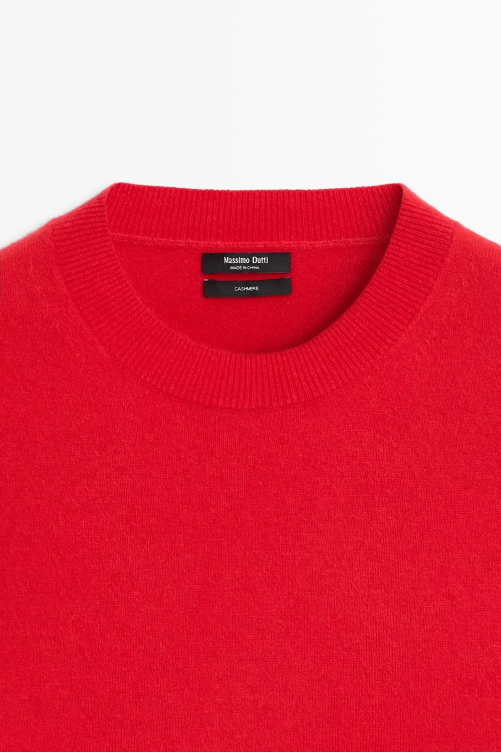 Свитер Massimo Dutti 100% Cashmere Long Sleeve, красный — фото 4