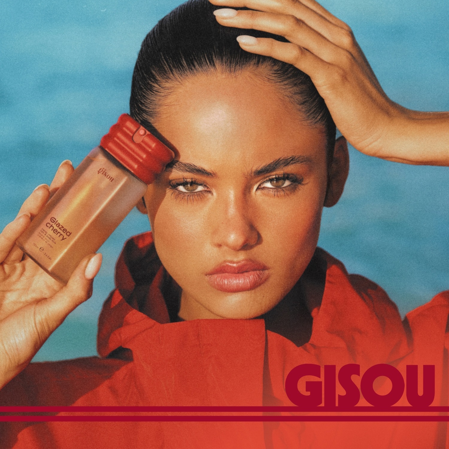 Увлажняющий спрей для волос и тела Gisou Honey Infused Hair and Body Mist, Glazed Cherry, 100 мл — фото 3