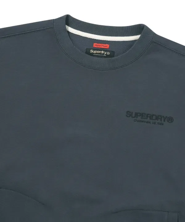 Свитшот Core Superdry, темно-серый — фото 4