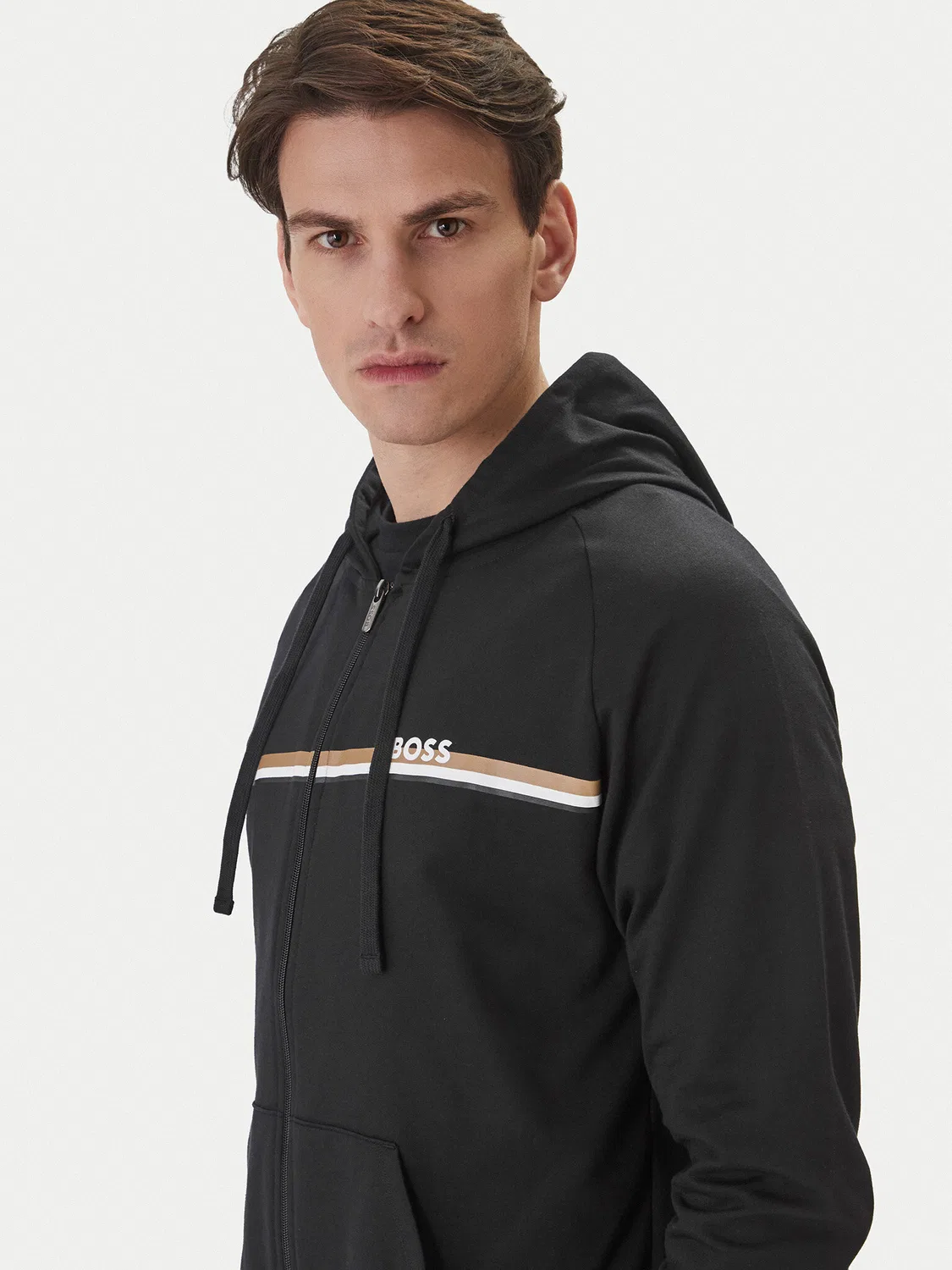 Мужская толстовка стандартного кроя Authentic Boss, черный — фото 4