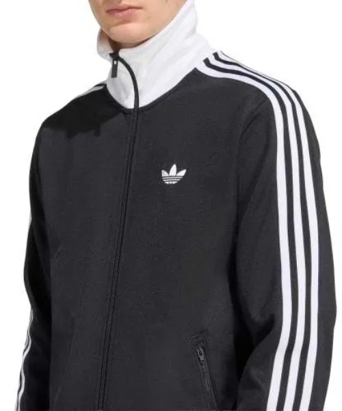 Мужская куртка-джерси с принтом CLASSIC TRACK TOP Adidas, Black — фото 4