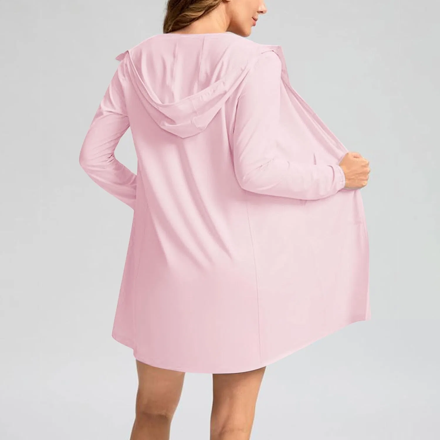 Женская солнцезащитная куртка-худи с капюшоном Pelang, Pink — фото 3