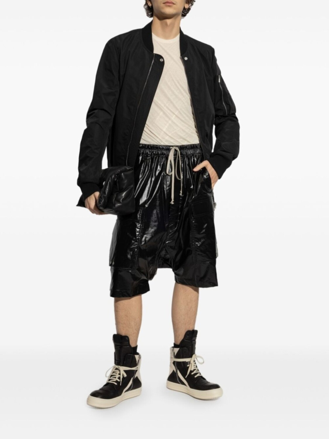 

Шорты-бермуды Rick Owens карго, черный