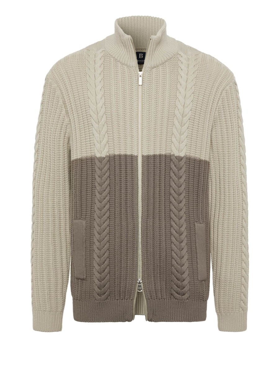 

Кардиган Boggi Milano Knit Cardigan Two-Tone, кремовый