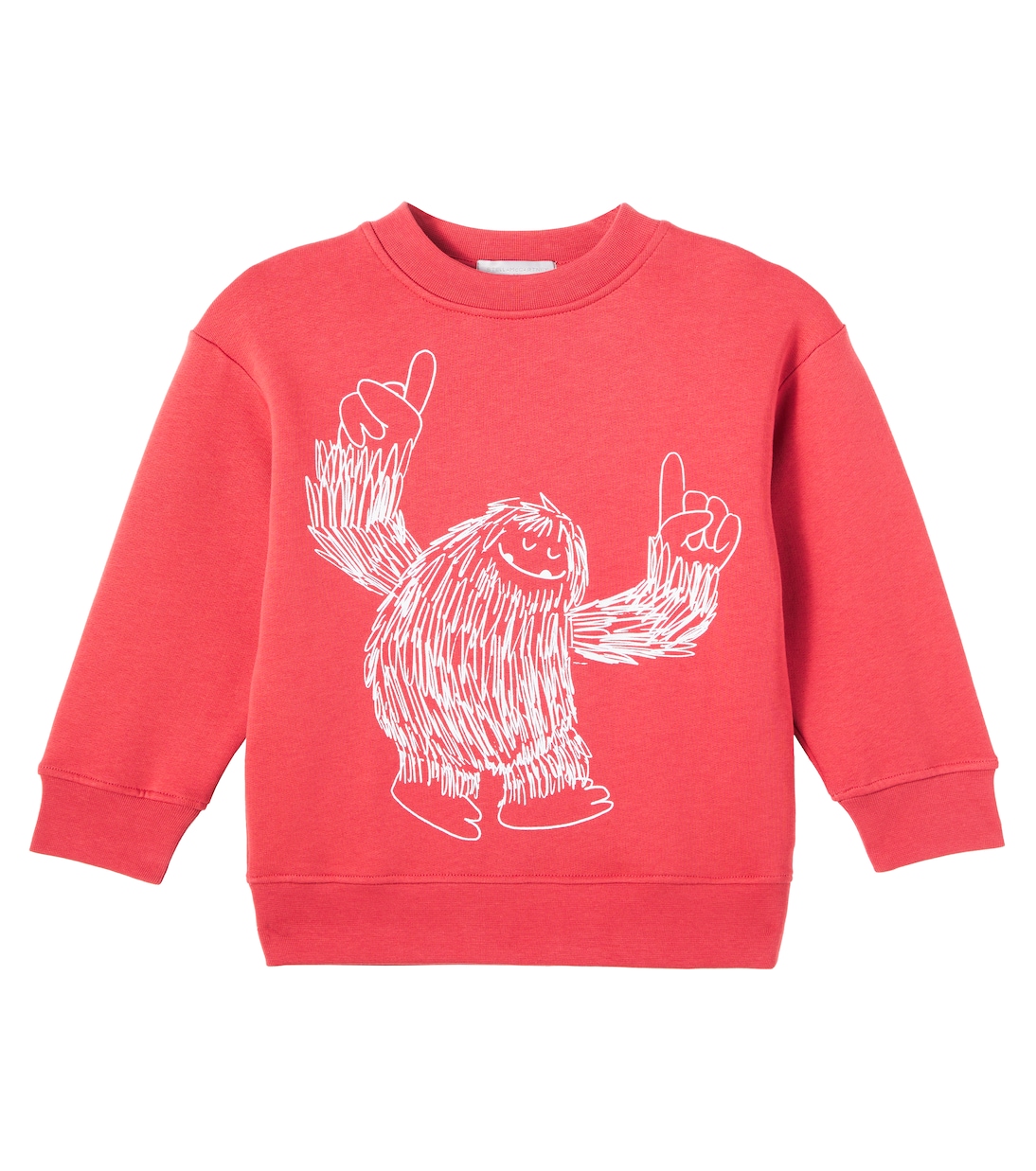 

Хлопковый джерси свитшот с принтом Stella McCartney Kids, Rust