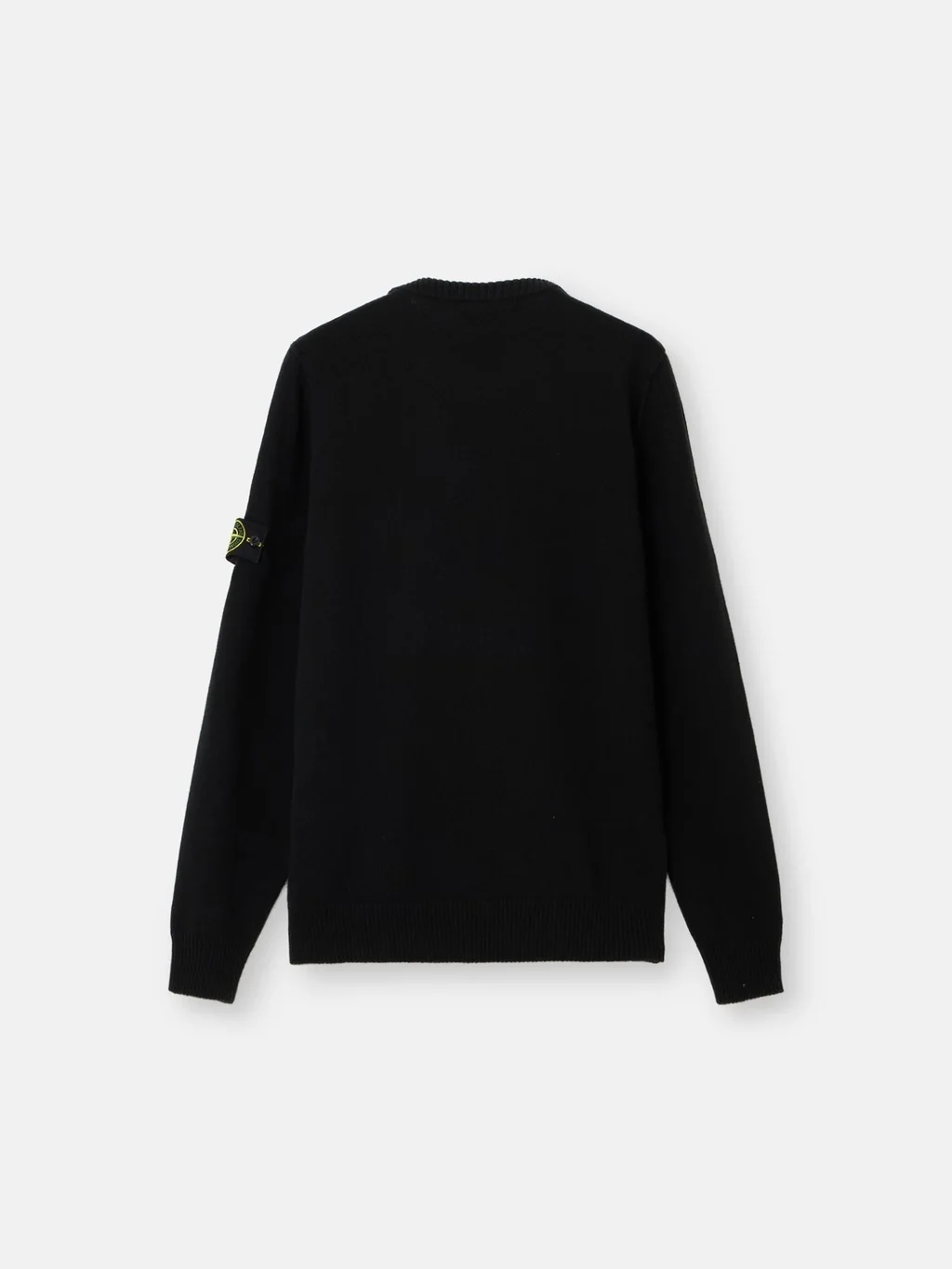 Мужской свитер Stone Island Regular-fit Crewneck With Ribbed Trims, черный — фото 3