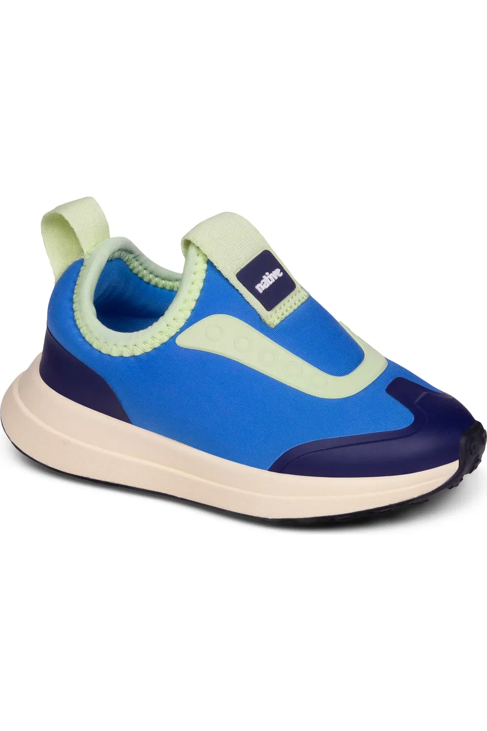Детские кроссовки slip-on с задним язычком Robbie Dash Native Shoes, Blue Multi