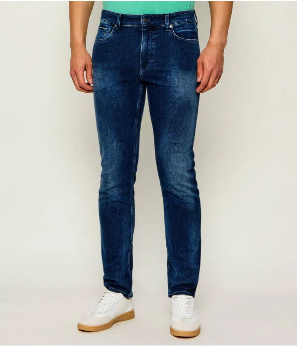 Мужские джинсы slim fit H-Delaware BOSS, Blu Marino — фото 3