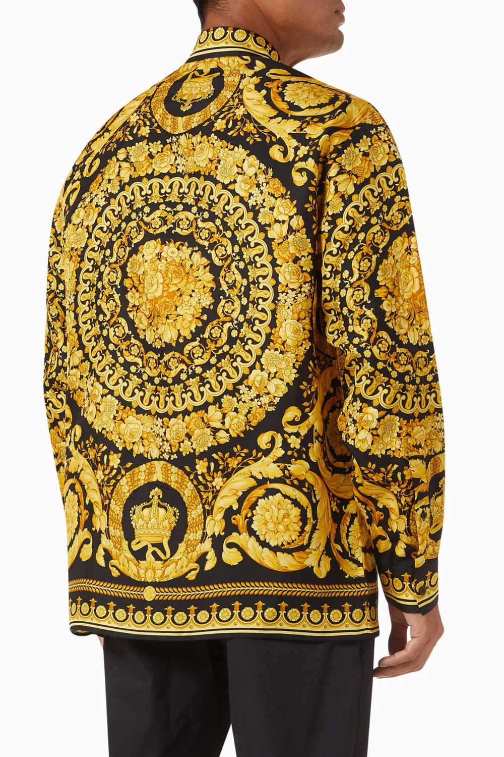 Рубашка из шелка Barocco Versace — фото 3