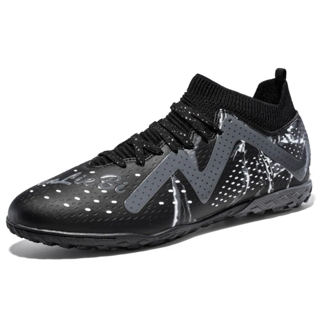 Детские футбольные бутсы с высоким горлом для мальчиков Xinghuanhua, Black R