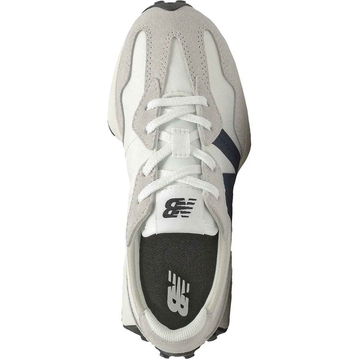 Детские кроссовки с замшевым верхом New Balance, Silver Birch — фото 2