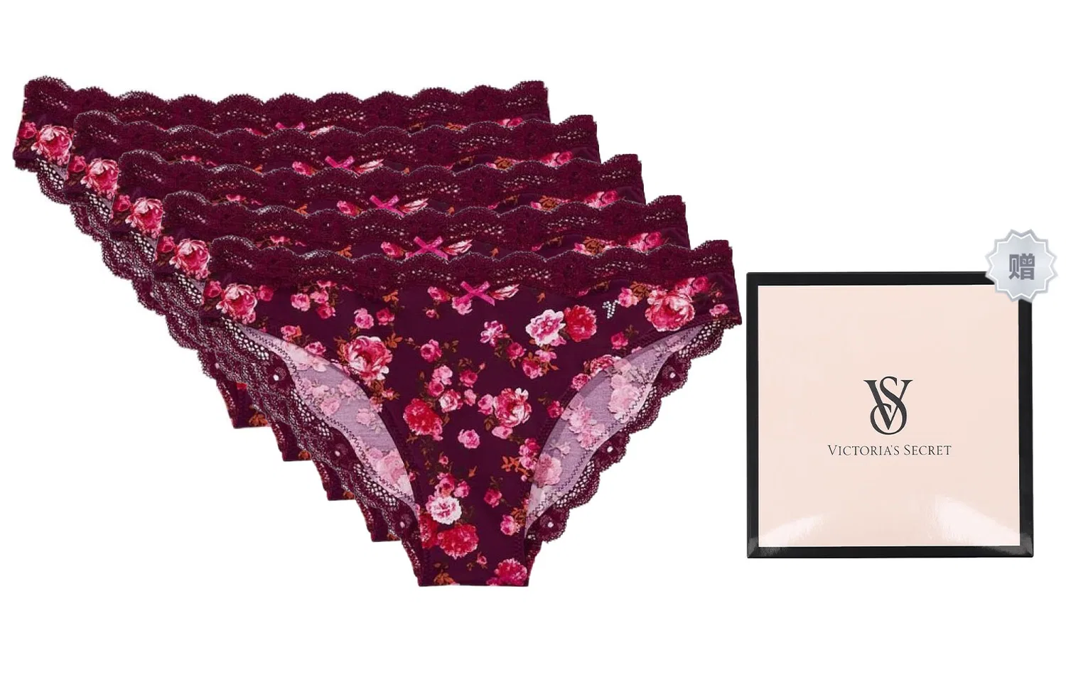 Женский комплект нижнего белья Victoria's Secret, Kir Floral Print — фото 2