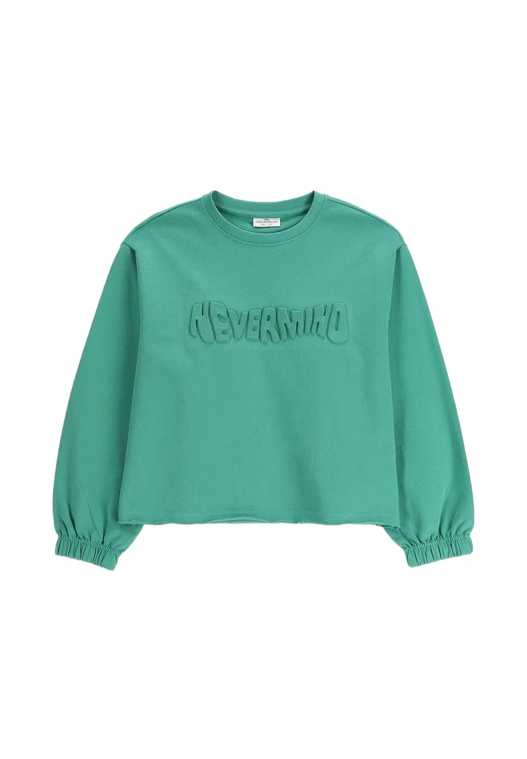Bluza dresowa nierozpinana (f-zc5132101rgj-011-128) - толстовка Coccodrillo, Grün