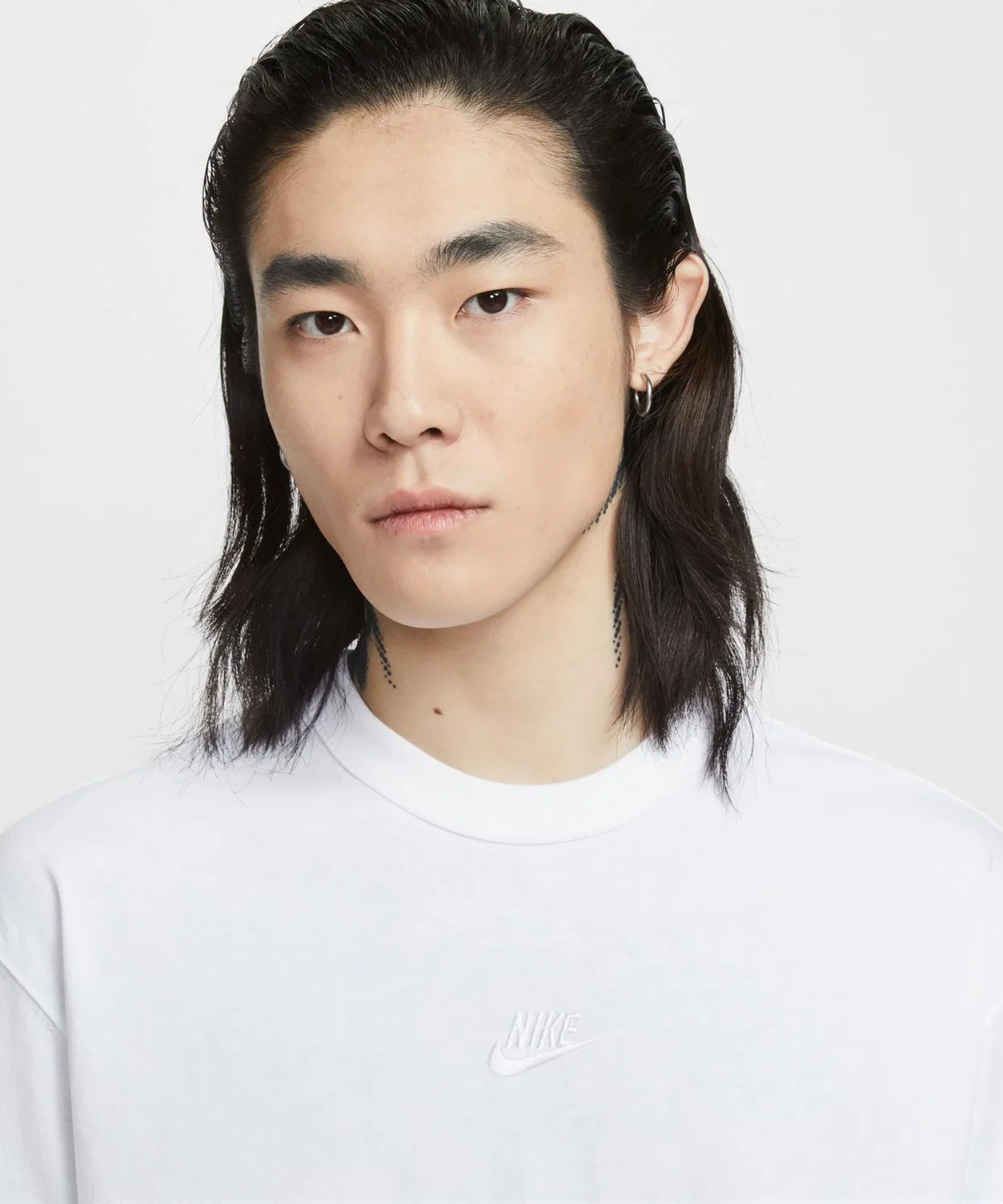 Мужская футболка с коротким рукавом хлопковая Nike NSW LSE PREM ESS SUST S/S, Black — фото 4