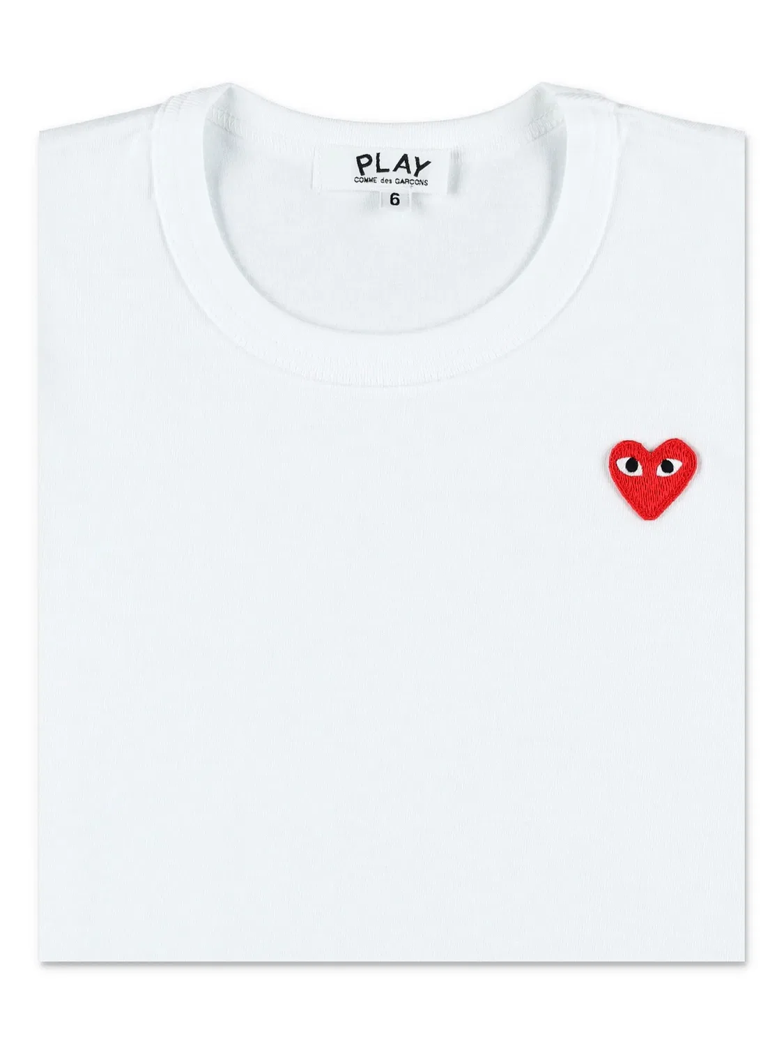 Comme Des Garçons Play Футболка с сердечком — фото 3