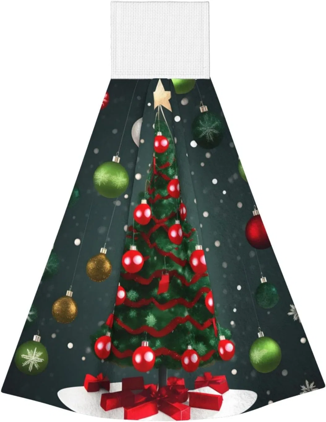 Полотенце кухонное декоративное, YQxwJL, 45.7x35.6 см, Черный