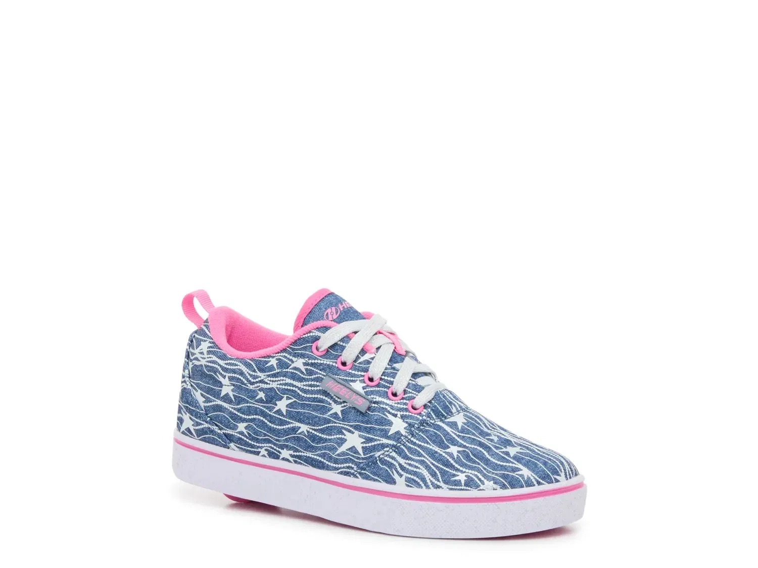 Кроссовки с колесиками Prints Pro 20, Heelys, темно-синий/розовый