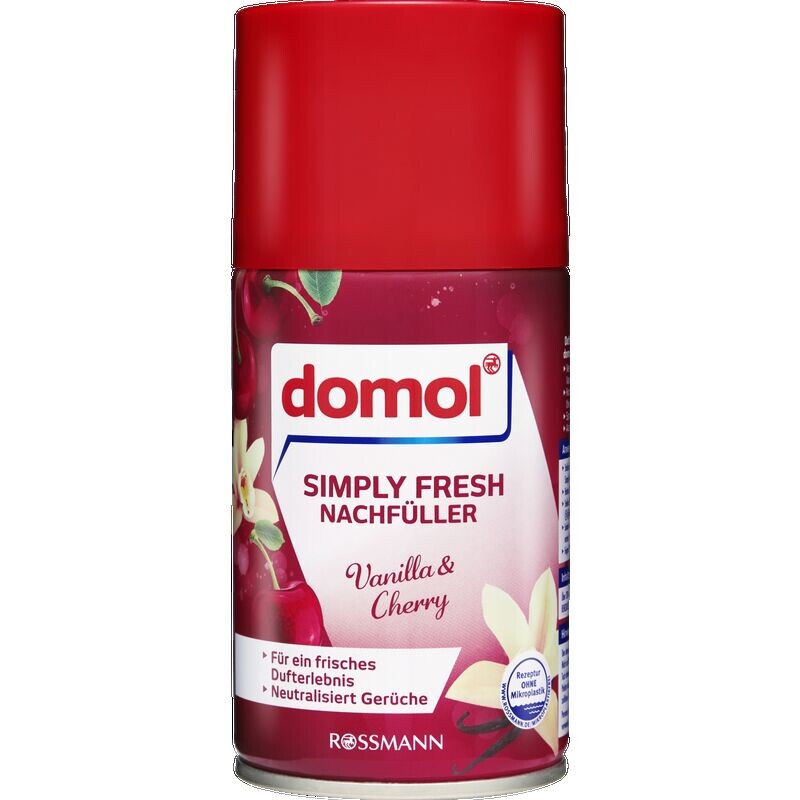 

Simply Fresh Refill Ваниль и Вишня domol, 250 ml