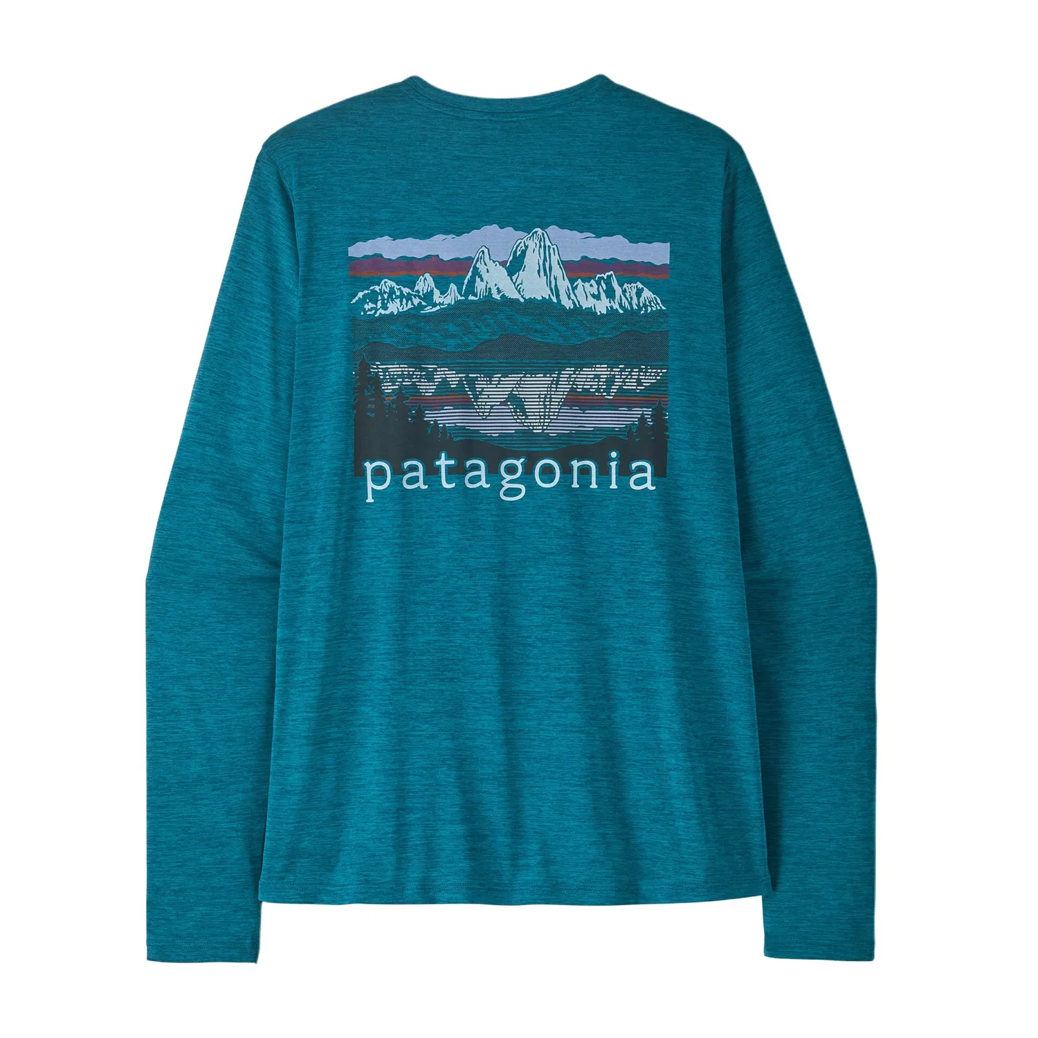 Женская футболка с круглым вырезом Capilene Quick Dry Patagonia, Eucalyptus Green/GGNX — фото 4