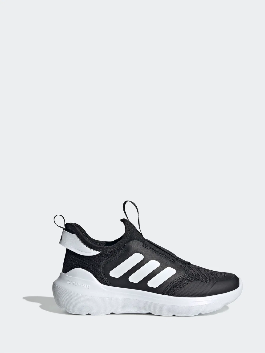 Кроссовки Tensaur Comfort Slip On adidas, черно-белые — фото 2