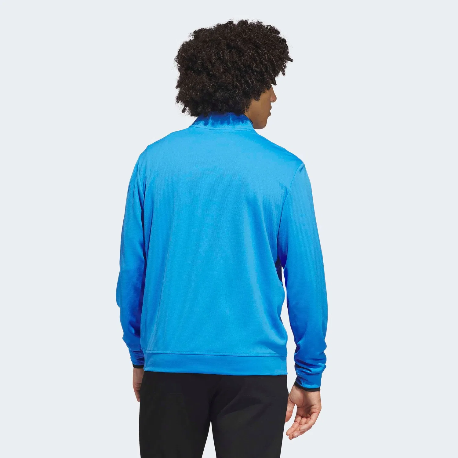 Мужской гольф-худи с молнией до груди Adidas Performance, Lucid Ray Blue — фото 2