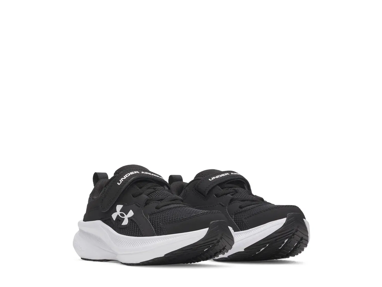 Кроссовки детские Assert 11, Under Armour, Black/White — фото 3