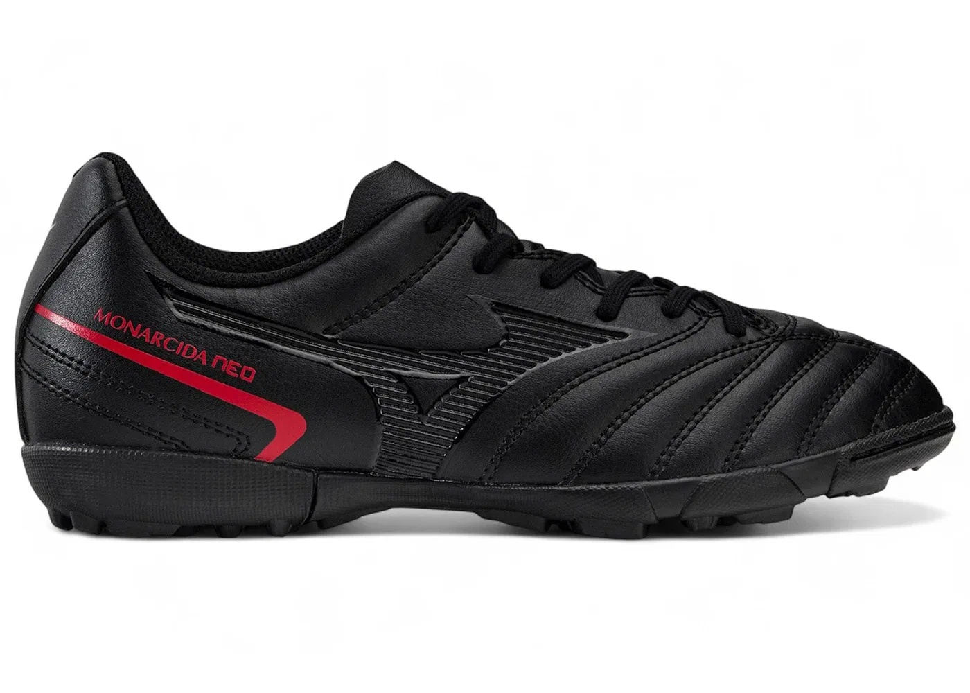 Детские бутсы Mizuno Monarcida Neo II Select AS Jr, Black/Black/Red