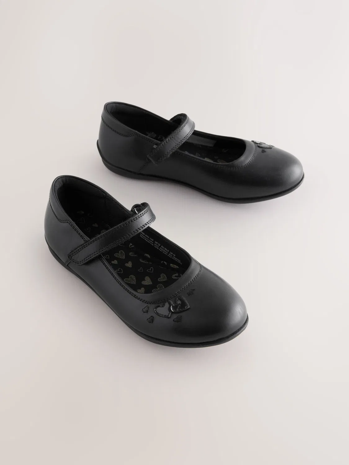 Туфли Мэри Джейн кожаные, Black Leather Next