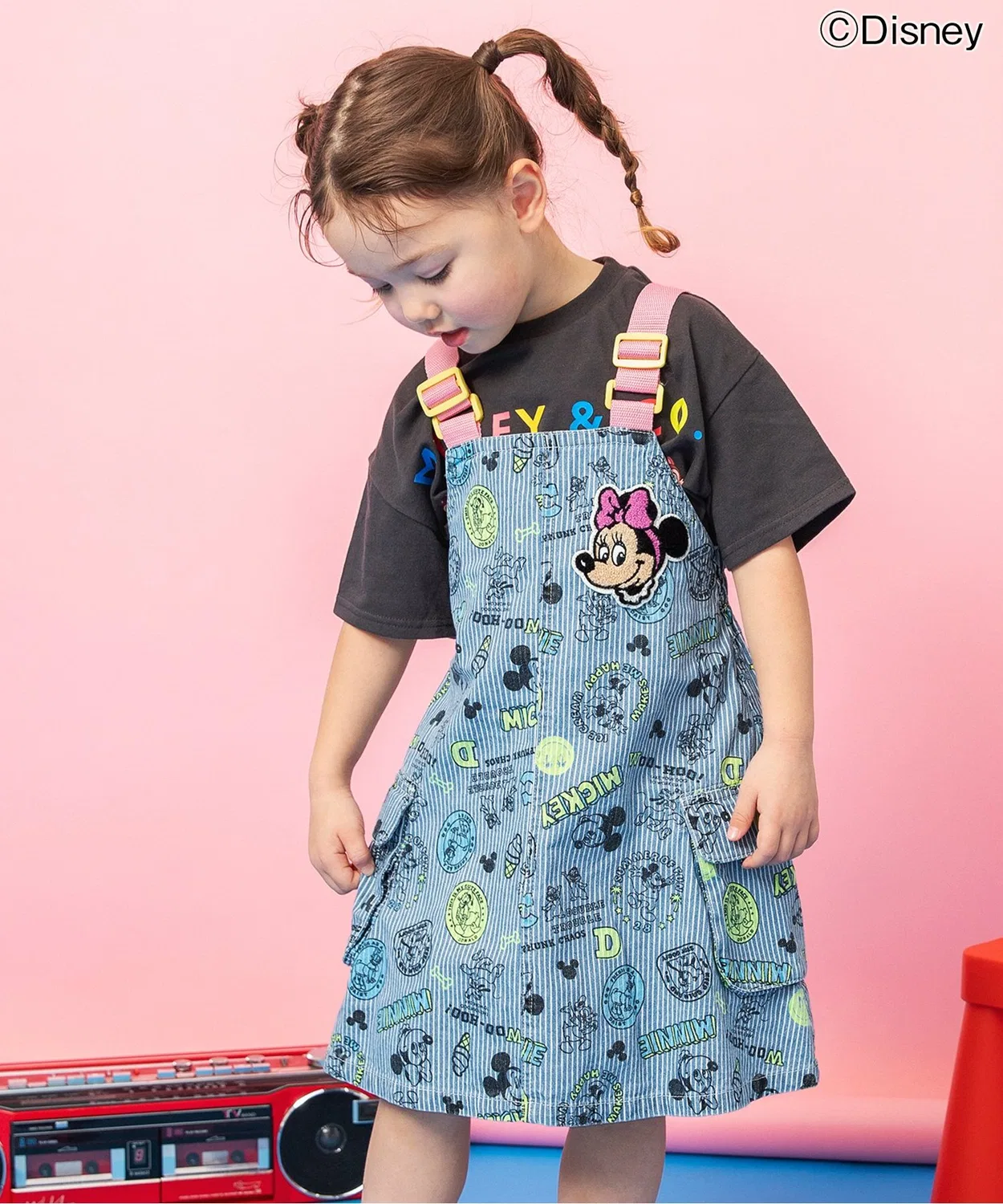 Детский сарафан с принтом Mickey & Friends Disney, Blue