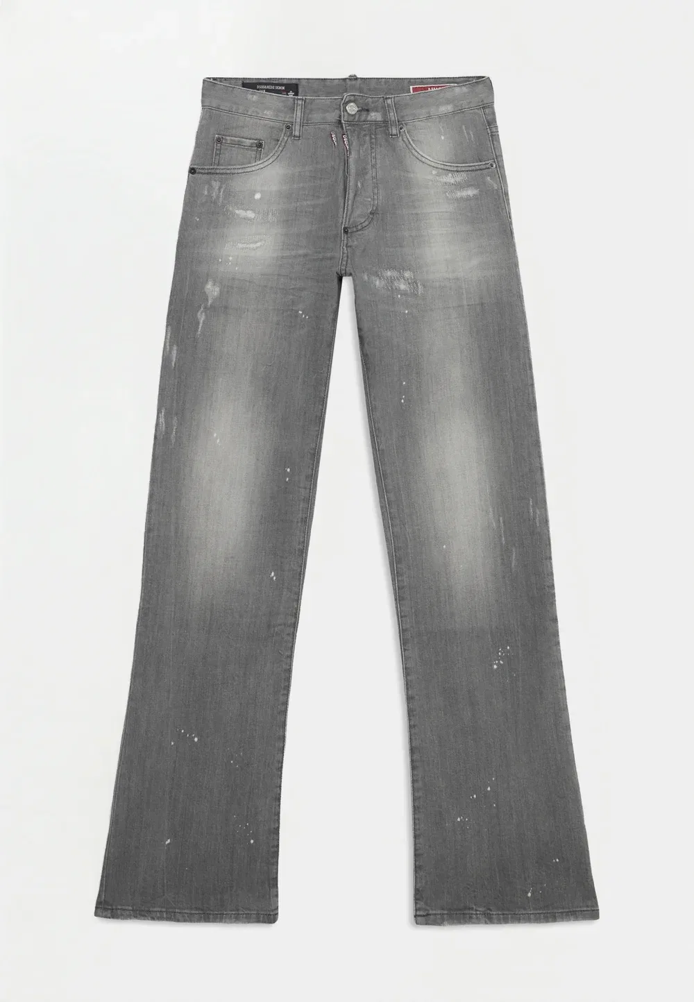 Американские джинсы - прямые джинсы Dsquared2, Grey Denim — фото 3