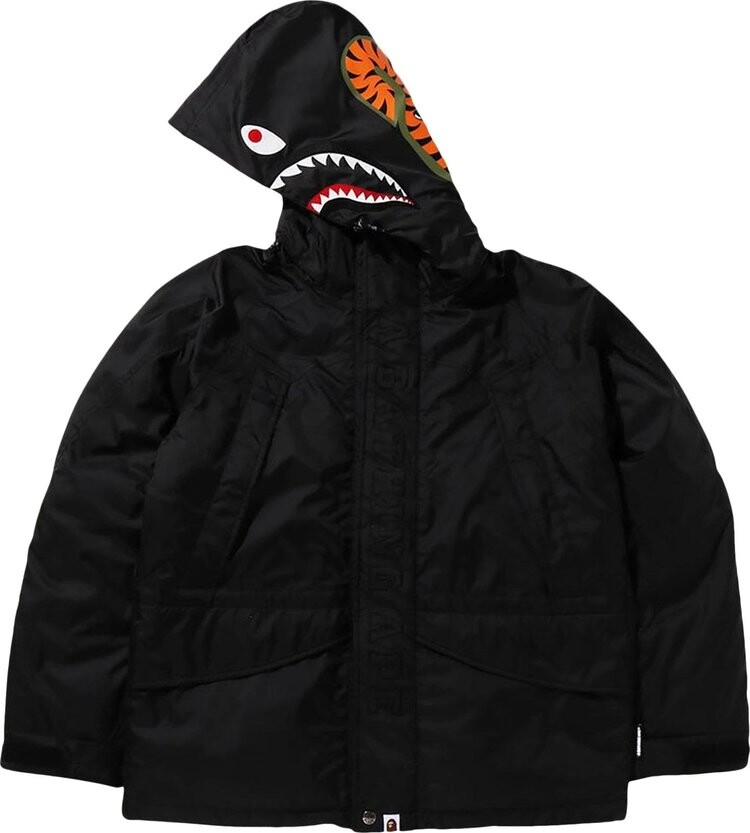 

Куртка BAPE Shark Snowboard Down Jacket 'Black', черный