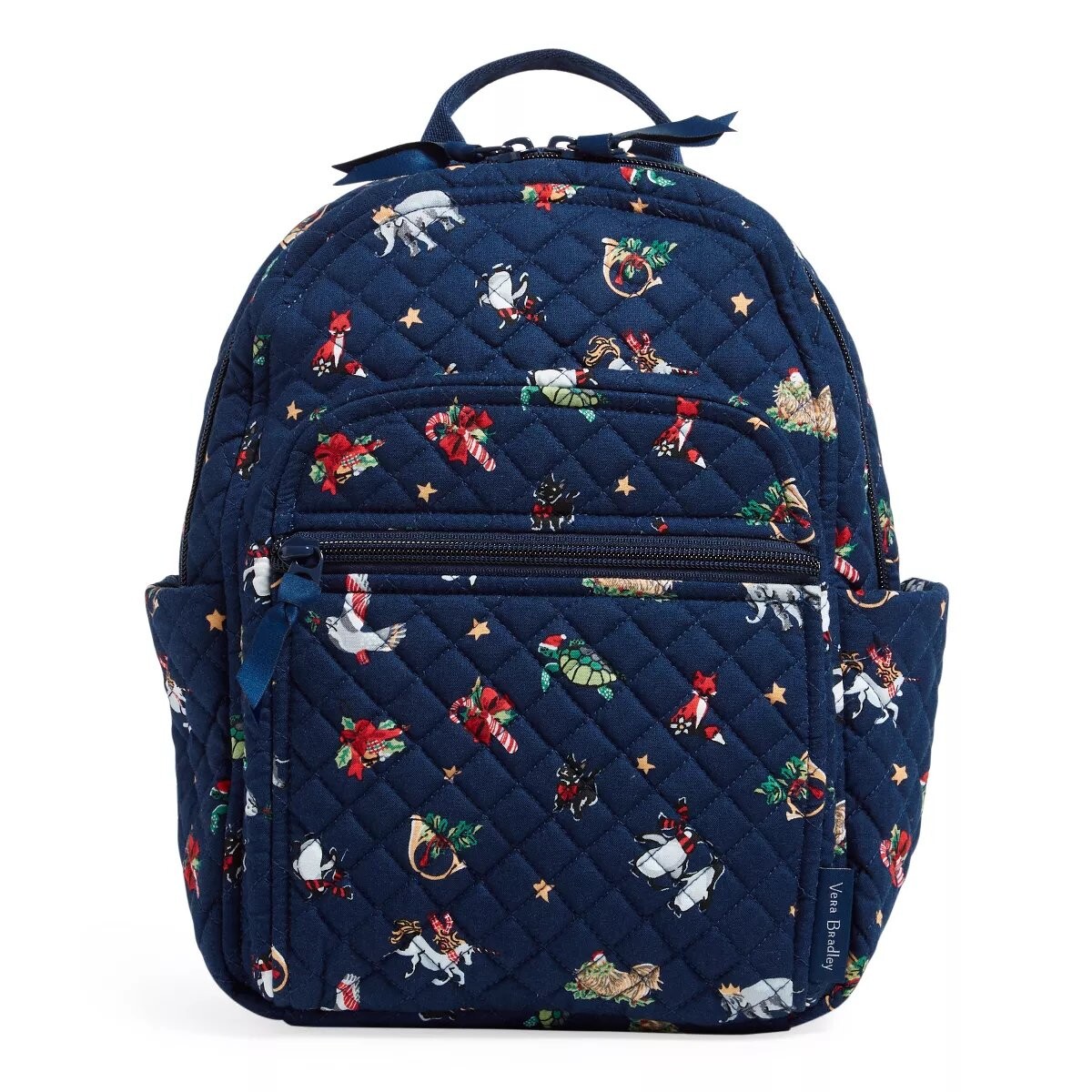 

Рюкзак Vera Bradley Cotton Small Women's, темно-синий/мультиколор