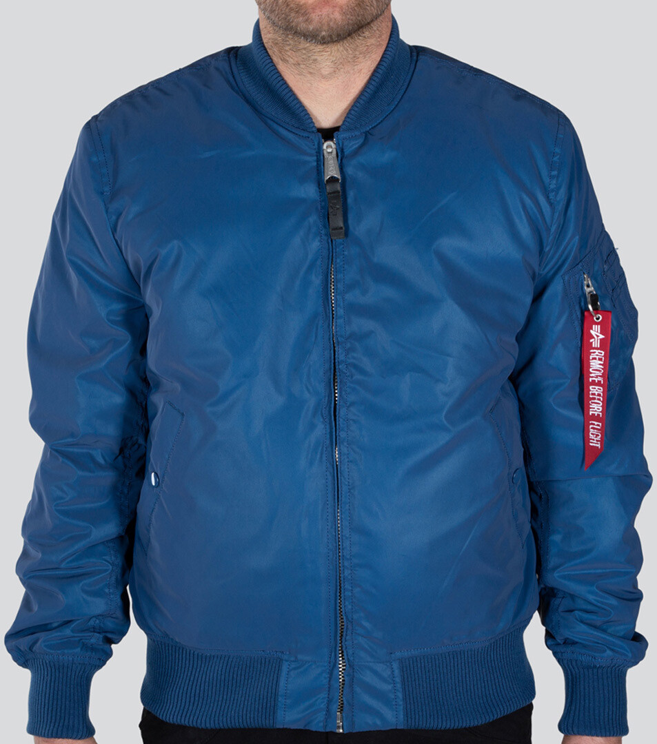 

Куртка Alpha Industries MA-1 VF 59 Reflective, синяя, Синий, Куртка Alpha Industries MA-1 VF 59 Reflective, синяя