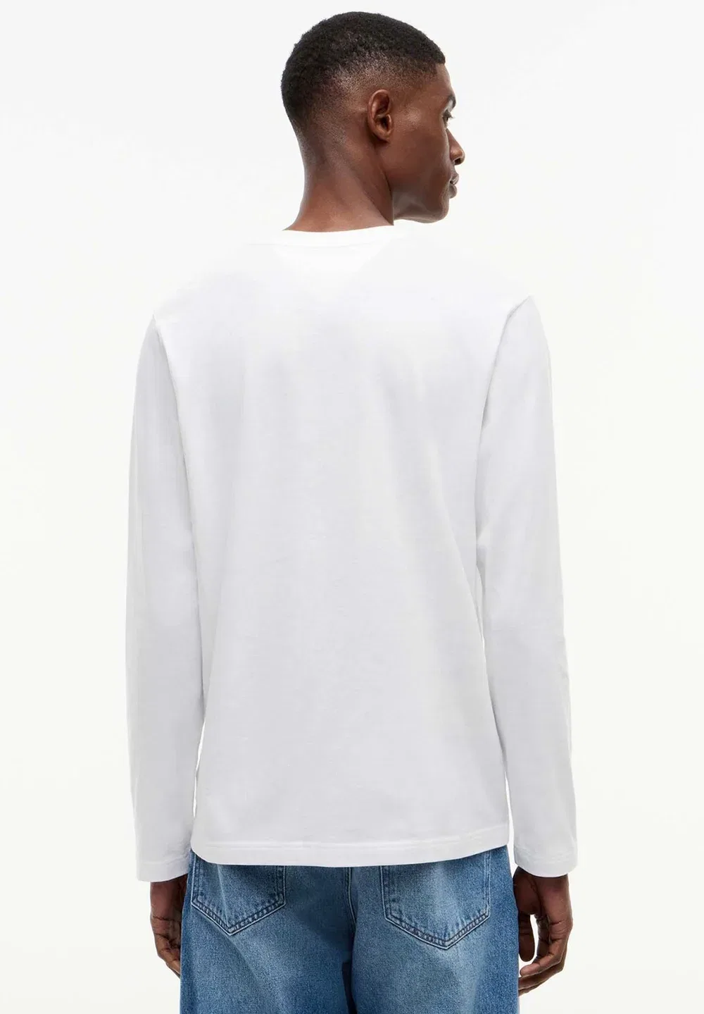Script stack ls regu - long sleeved top Tommy Hilfiger, White — фото 3
