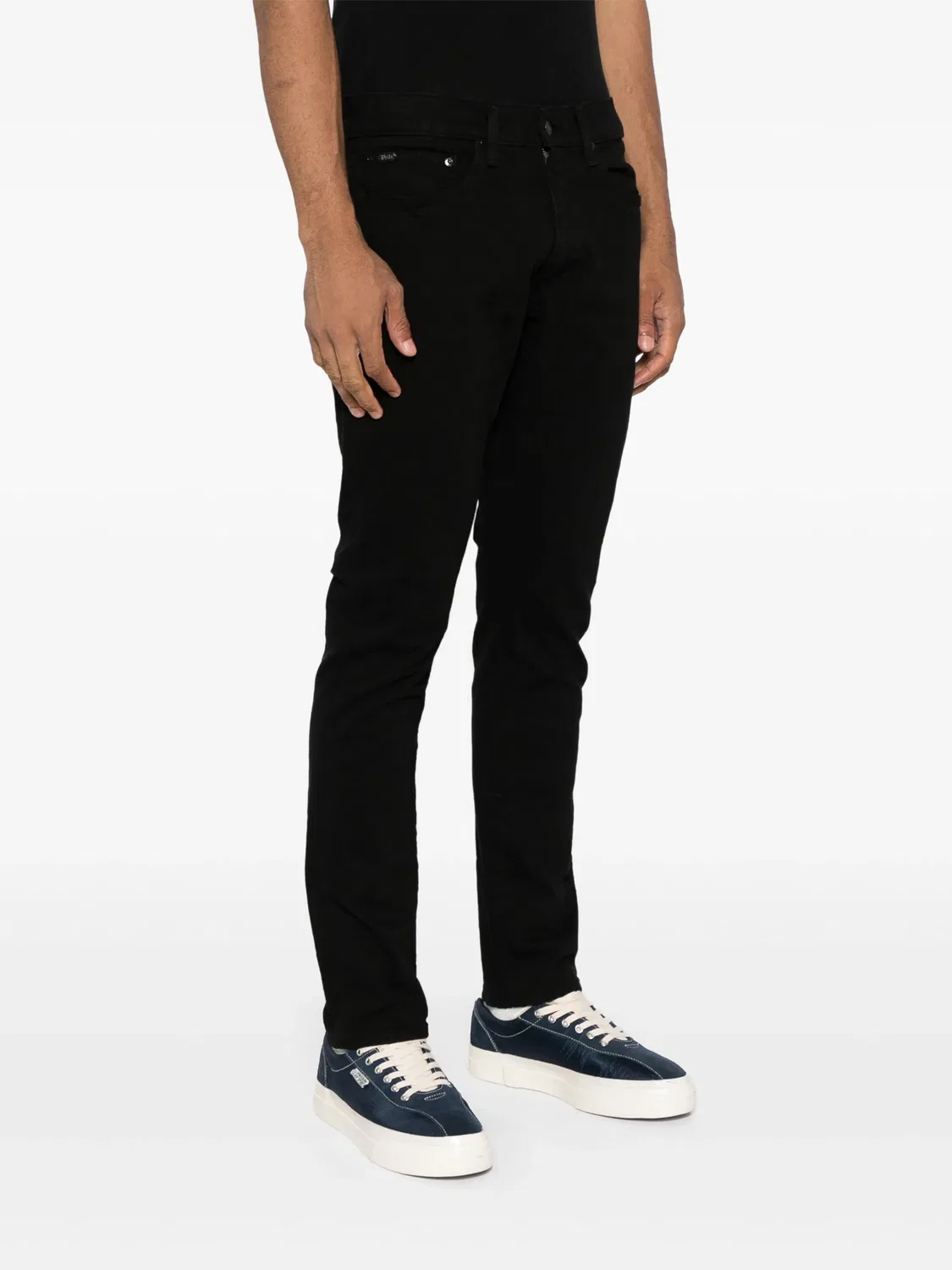 Polo Ralph Lauren Джинсы Sullivan Slim-Fit в черном цвете — фото 2