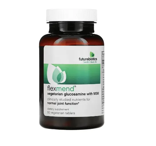 

Вегетарианский глюкозамин с МСМ 90 таблеток FlexMend FutureBiotics