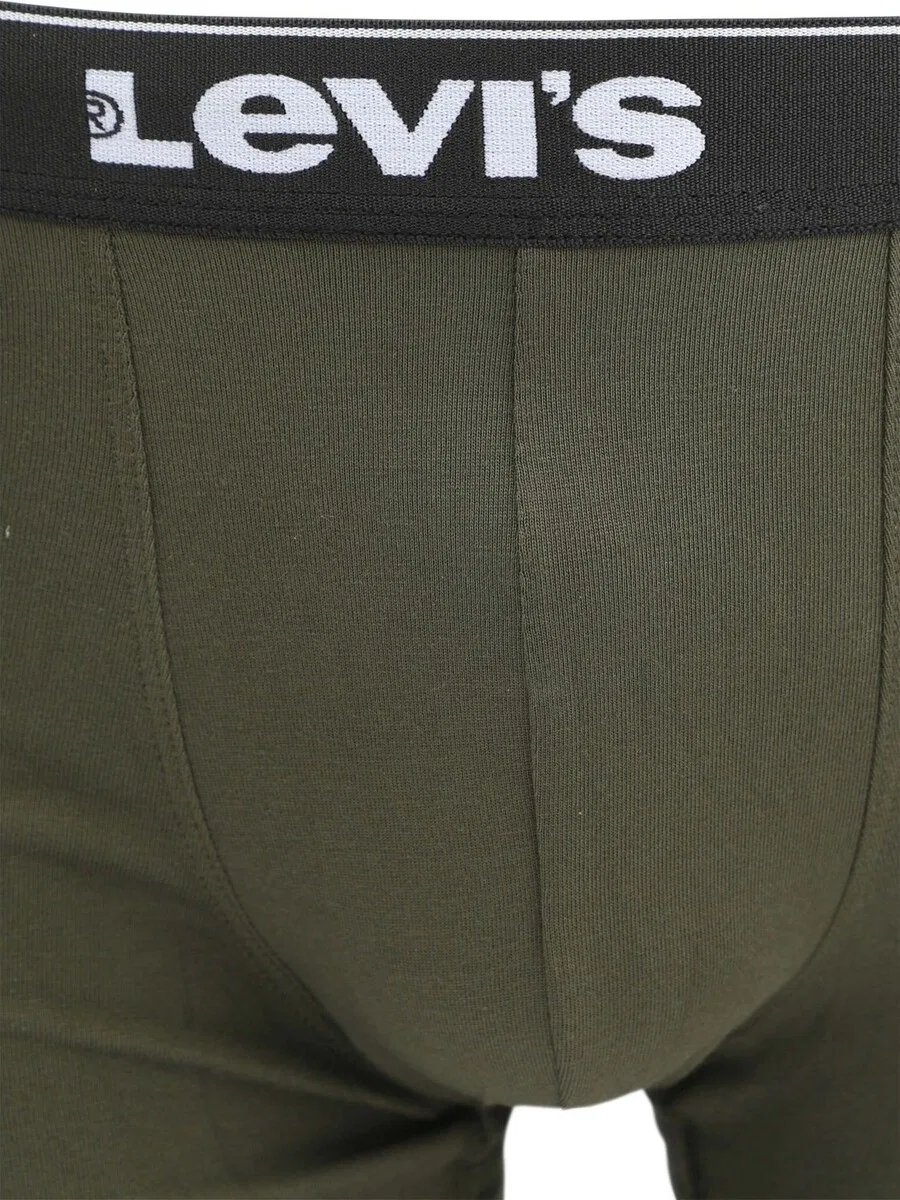 Боксерские шорты LEVI'S темно-зеленого цвета — фото 4