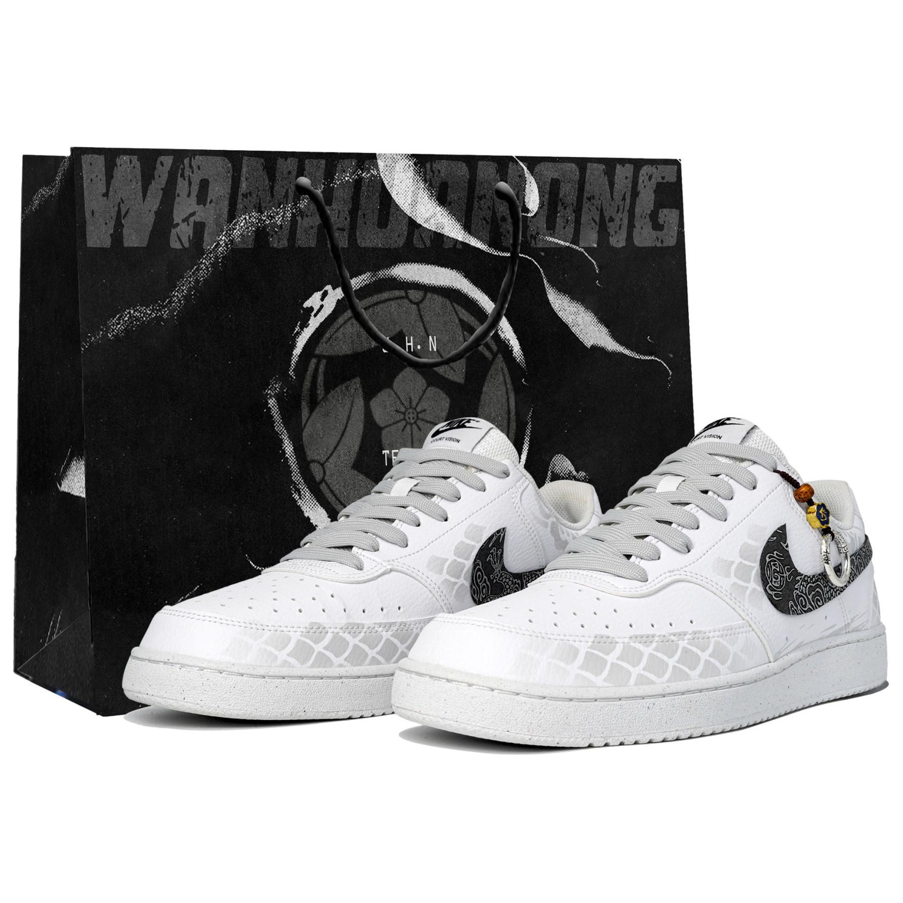 

Nike Кроссовки для скейтбординга Court Vision 1, мужские, низкие, черные