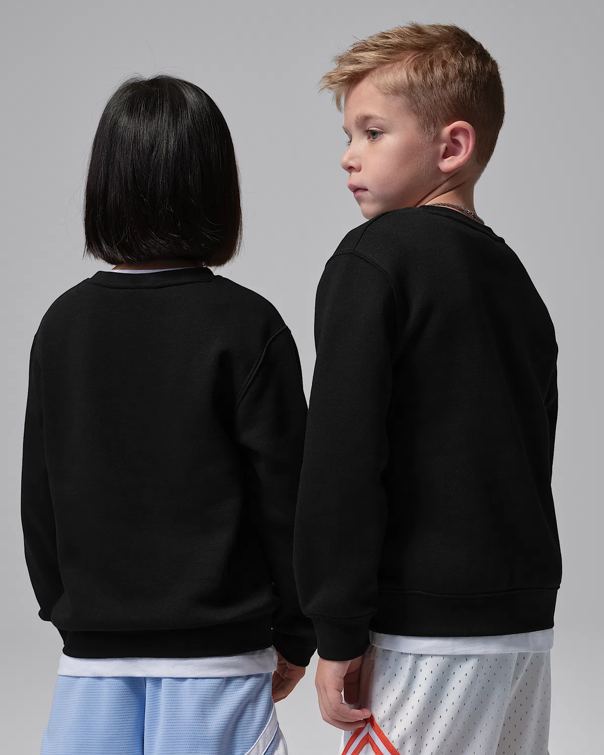 Детская кофта Jordan Brooklyn Fleece, Black — фото 2