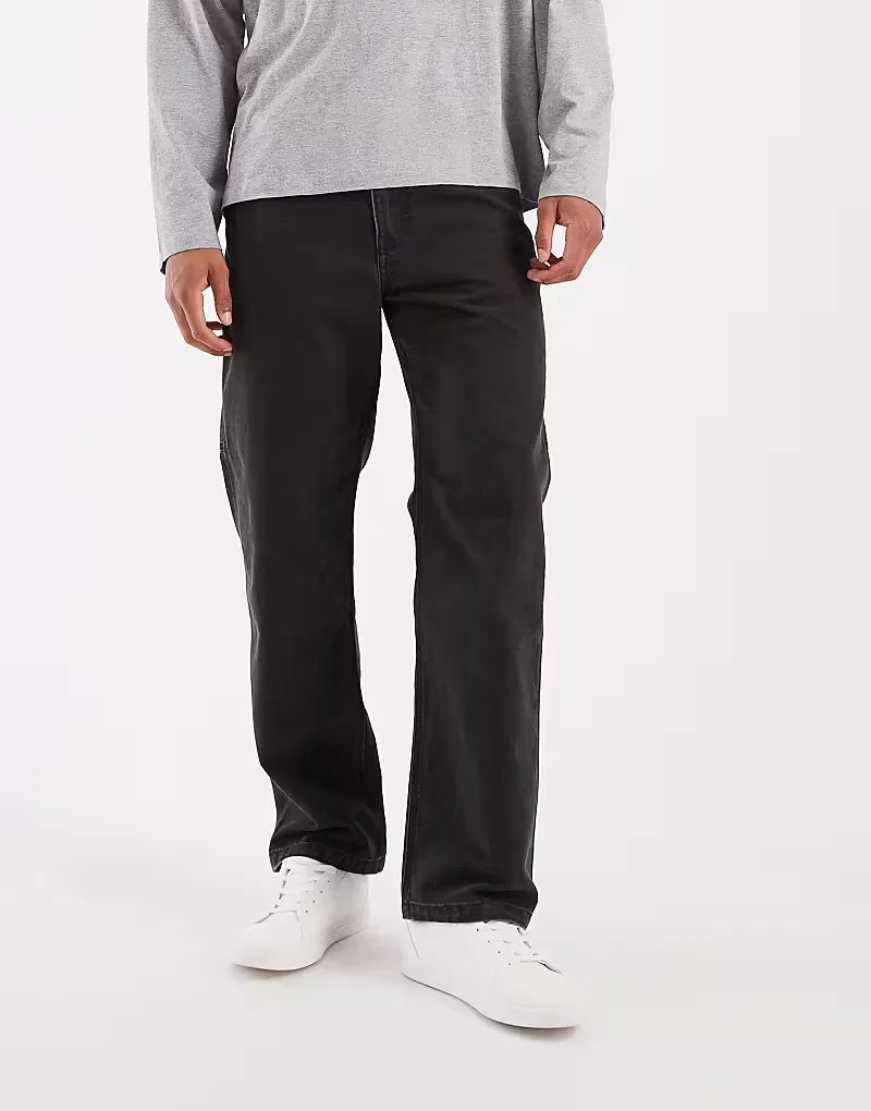 Джинсы Levi's Workwear 568 свободного прямого кроя, рабочие, черный — фото 2