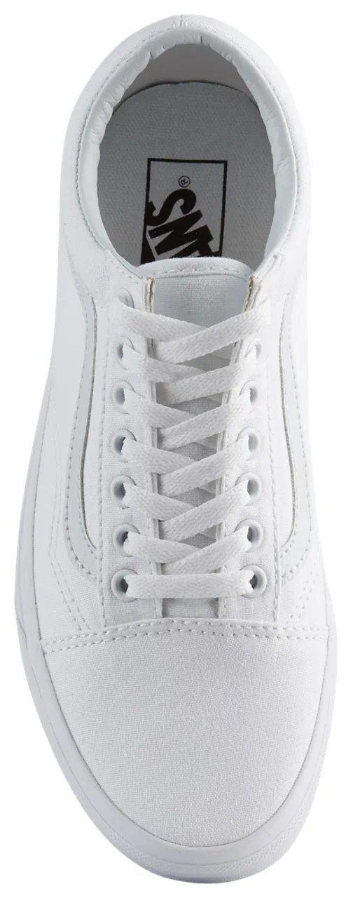 Кроссовки для мальчиков Old Skool Vans, цвет True White/White — фото 4
